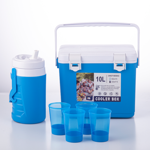 9031-6蓝色出行套装可斜挎带水杯10L+1.9L+0.4L*4