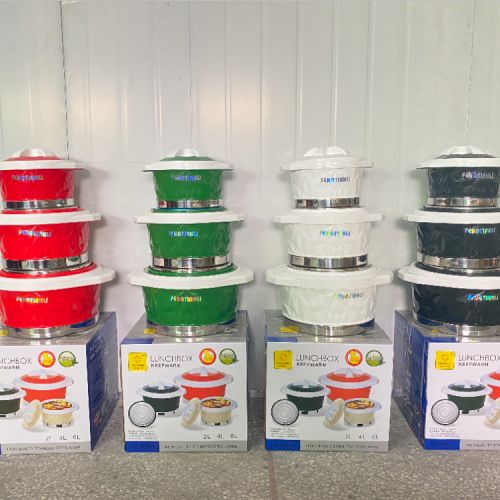 钻石保温饭盒三件套四件套