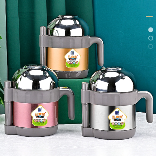 私享家B型真空便当304香槟色/珠光粉/不锈钢色