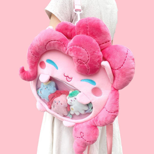 2024 new baoli two-dimensional cartoon backpack backpack original bag biqi cute plush durable backpack