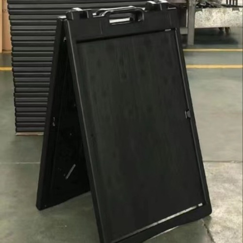 黑白灰色户外注水稳固手提双面A板海报广告架外贸欧美广告展板