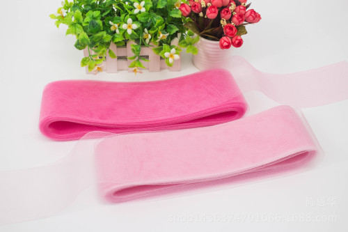 【厂家直销】供应头饰舞蹈服辅料弹力网10公分弹性网带，鱼骨网