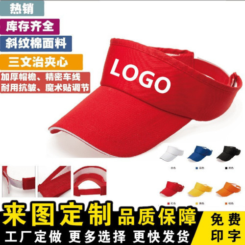 工厂空顶帽志愿者遮阳帽网球帽旅游帽印字图logo鸭舌帽棒球帽