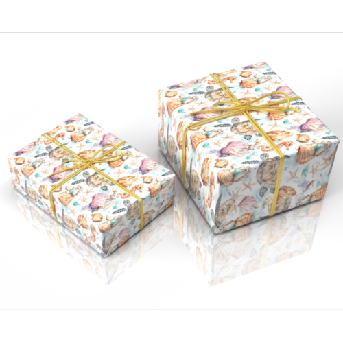 海洋系类包装纸礼品包装纸