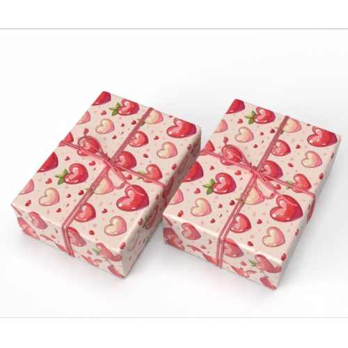 爱心系类包装纸礼品包装纸节日包装纸