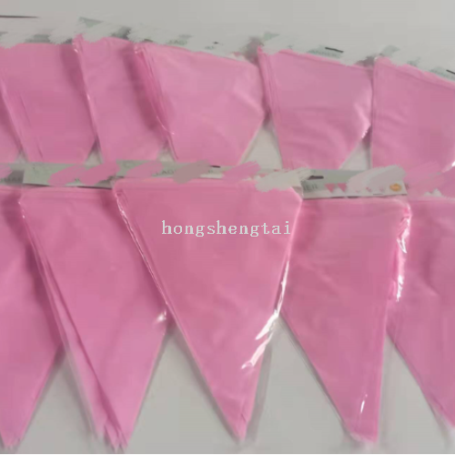 novelty toy venue layout decoration bunting banner wedding birthday party decorations pennant colorful hanging flag