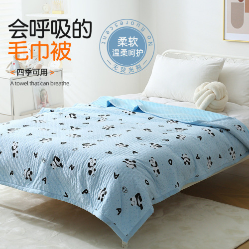 新品夏凉被空调毯礼品夏被单人夏季宿舍被双人可水洗盖毯厂家批发