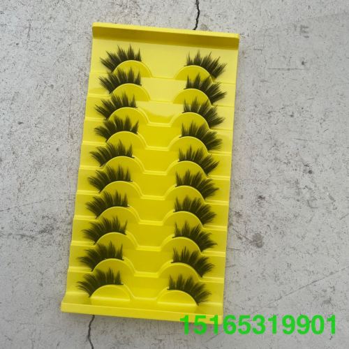 欧美浓密漫画眼睫毛六一节舞台恶魔一片混血自然芭比女团整条泰式