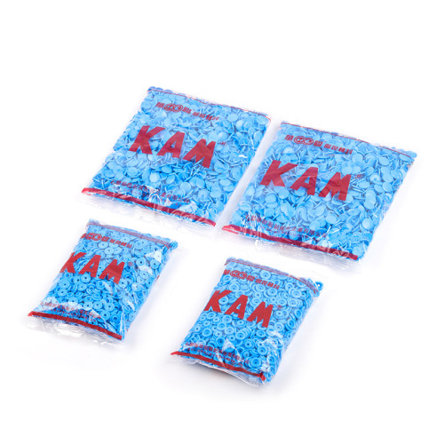 华联T5四合扣彩色塑料圆形有眼纽扣按扣儿童服装暗扣扣子定制供应