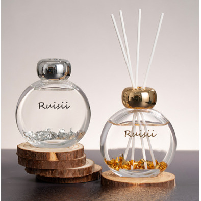 金银箔之水香薰无火香薰精油藤条干花家用熏香卧室内房间持久香氛