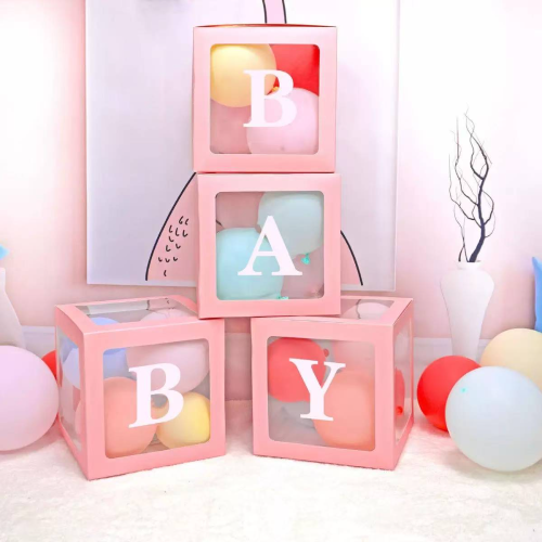 Hot selling balloon box Baby box LOVE box Balloon decoration props factory direct sales