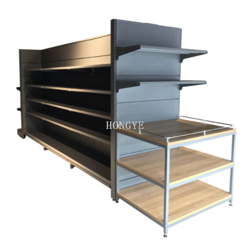 超市货架 超市钢木货架 工厂直销 可定制