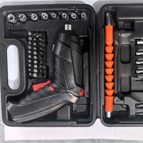 家用47件套 电动螺丝刀  电动工具套装 电起子数据线充46件套工具