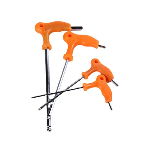 拐杖塑柄内六角球头单支内六角T型加长平头内六方扳手