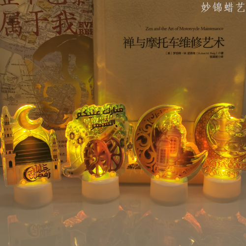 宗教款彩印小茶蜡LED电子蜡烛灯节日氛围装饰道具