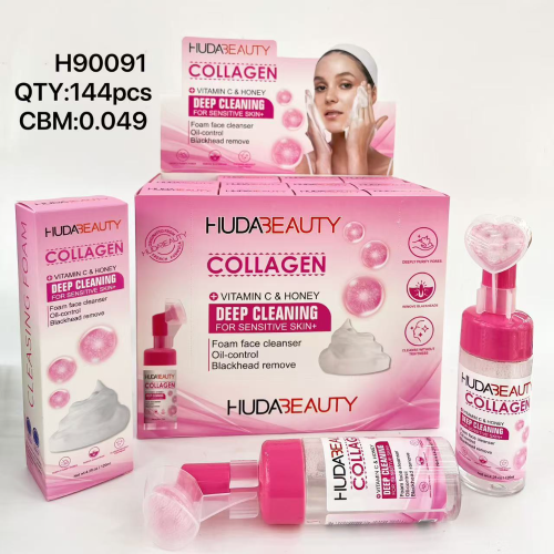 HUDA BEAUTY【COLLAGEN DEEP CLEANING系列泡沫洁面乳】