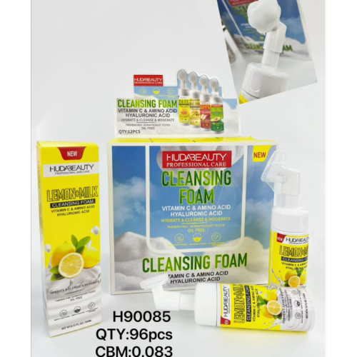 HUDA BEAUTY清洁泡沫柠檬牛奶洁面泡沫