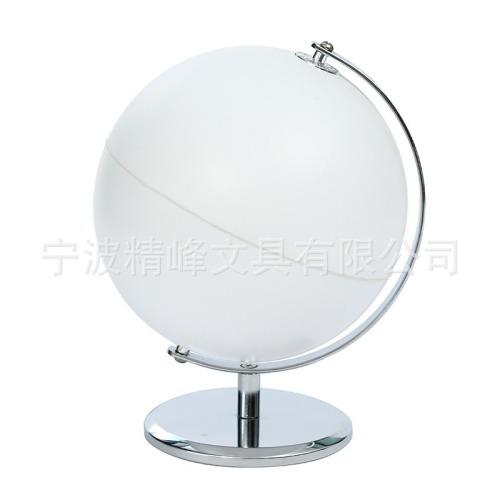 空白地球仪定制语言材质支架高清印刷学生用地球仪专业教学地球仪