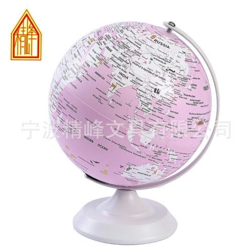 地球仪创意摆件20cm英文网红款儿童益智教学发光童话礼物学生专用