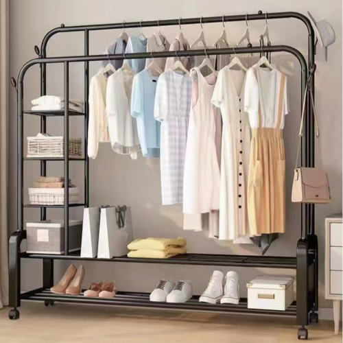 新款晾衣架室内简约衣帽架家用落地衣架家居挂衣架简易衣架落地