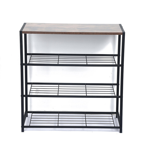 shoe rack多层简约铁艺鞋架鞋柜家用过道入户置物架高颜值收纳架