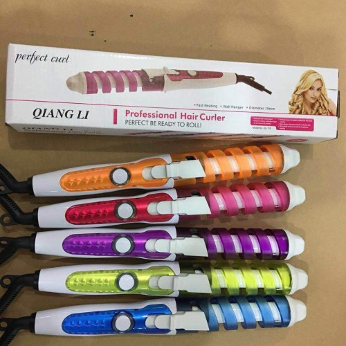 新款弹簧卷发棒家用蛋卷卷发器批发家用迷你螺旋卷发棒跨境多色选