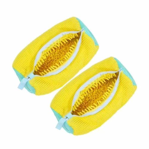 洗鞋袋新款加厚可重复使用洗衣机专用鞋子护洗袋雪尼尔网眼清洁袋