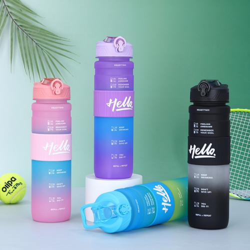 塑料杯大容量吸管水杯学生高颜值新款夏季户外便携耐高温水杯