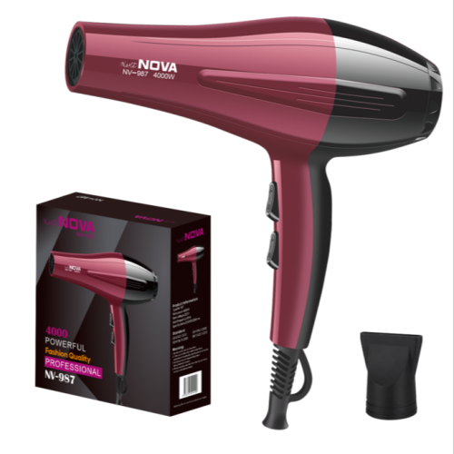 厂家直销静音高转速速干负离子吹风机冷热风发廊蓝光电吹风外贸