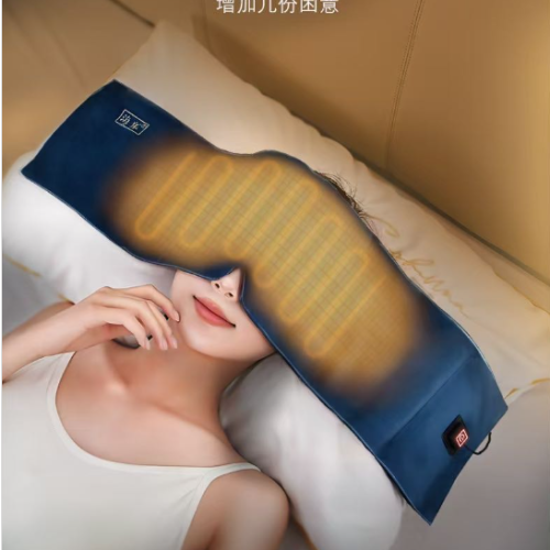 重力欧美科技遮光隔音眼罩神器睡眠头巾吸水性好热敷肚子