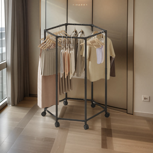 晾衣架落地衣服架挂衣架卧室家用阳台晾晒架简约时尚创意多功能