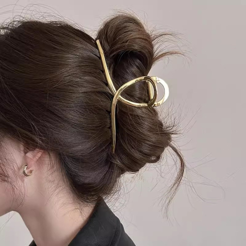 超大号金属发抓夹女2025新款高级感鲨鱼夹发夹子后脑勺发量多头饰