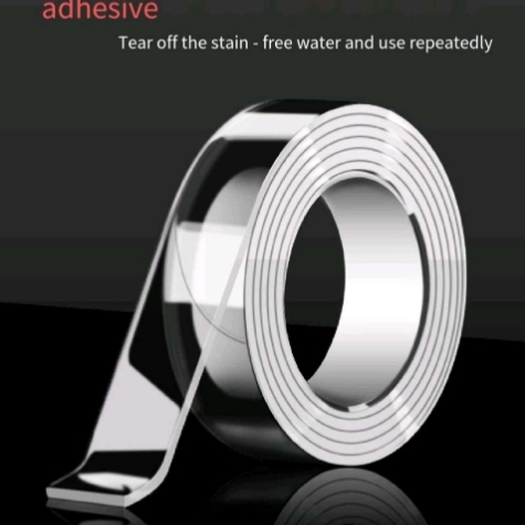 纳米双面胶耐高温透明无痕不留胶双面胶带强粘高粘度车用亚克力胶