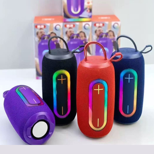 新款蓝牙音响重低音炮户外骑行便携车载家用高颜值氛围灯桌面音响