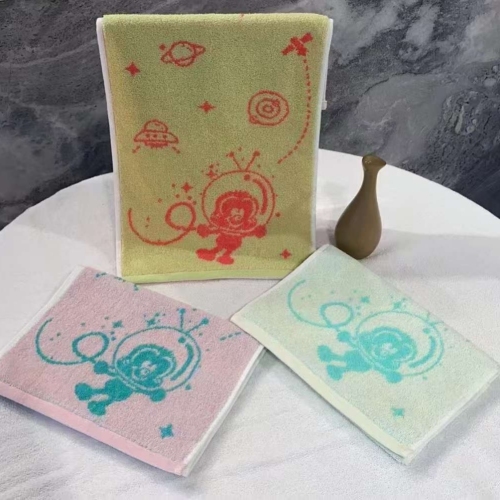 纯棉童巾特价处理色织童巾尾货柔软舒适亲肤吸水