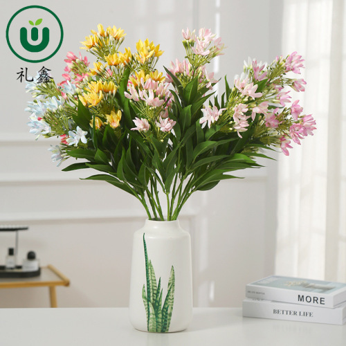 茉莉仿真花家居橱窗装饰摆件假花摄影道具田园风小清新婚庆装饰