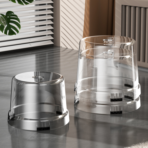 新款 凳子PET圆凳防滑凳马桶凳可叠加可储物加厚垫高凳结实小板凳