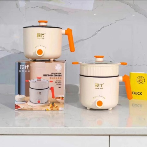 电煮锅学生宿舍泡面电热锅多功能迷你家用小电锅一体式火锅小锅