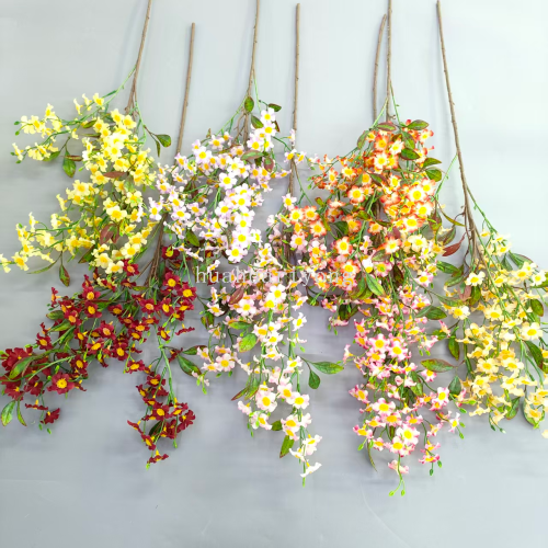 仿真花插花假花单支小桐花挂饰工艺品装饰客厅餐厅摆件