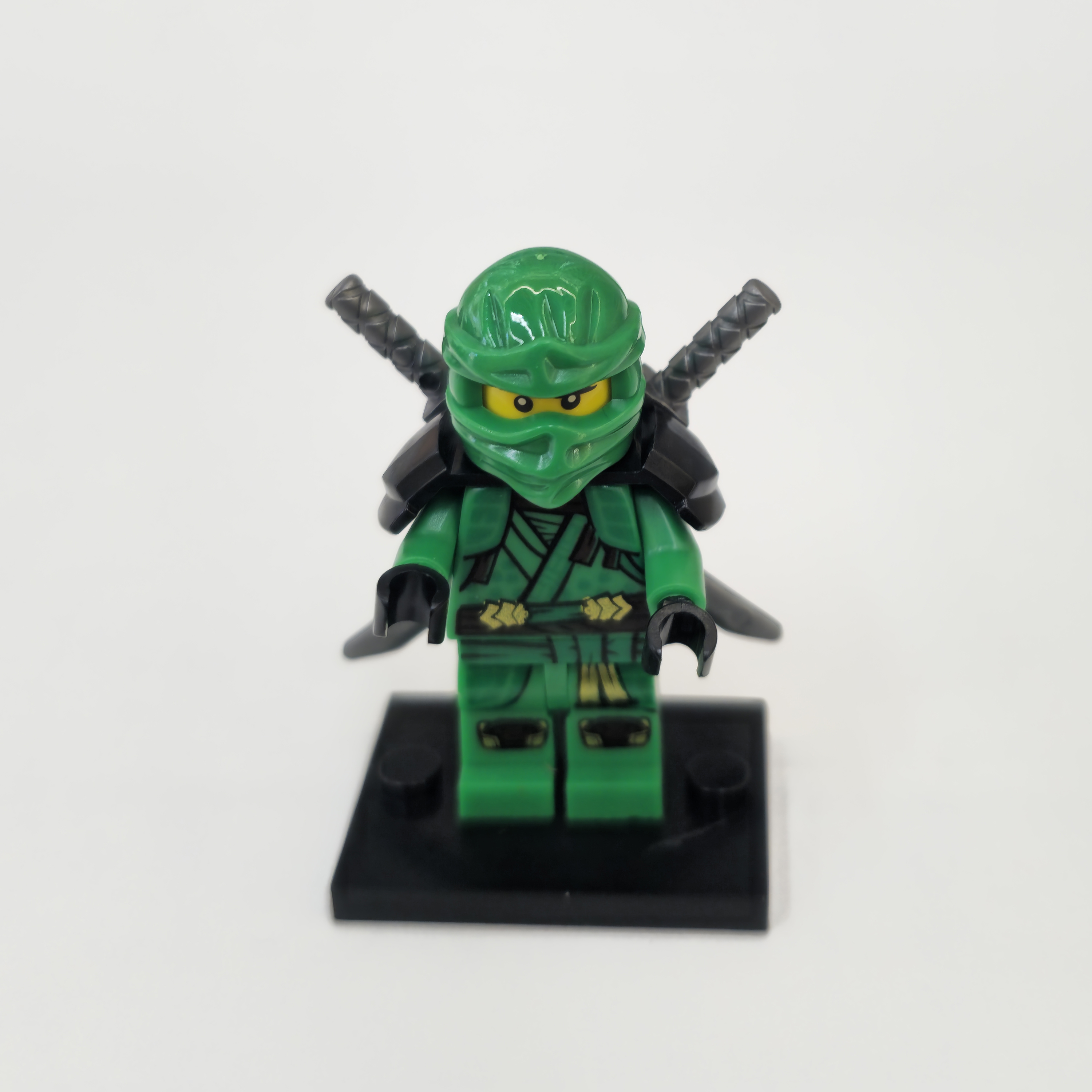 忍者人仔带底板双武器儿童玩具摆件兼容乐高外贸工厂批发爆款热卖