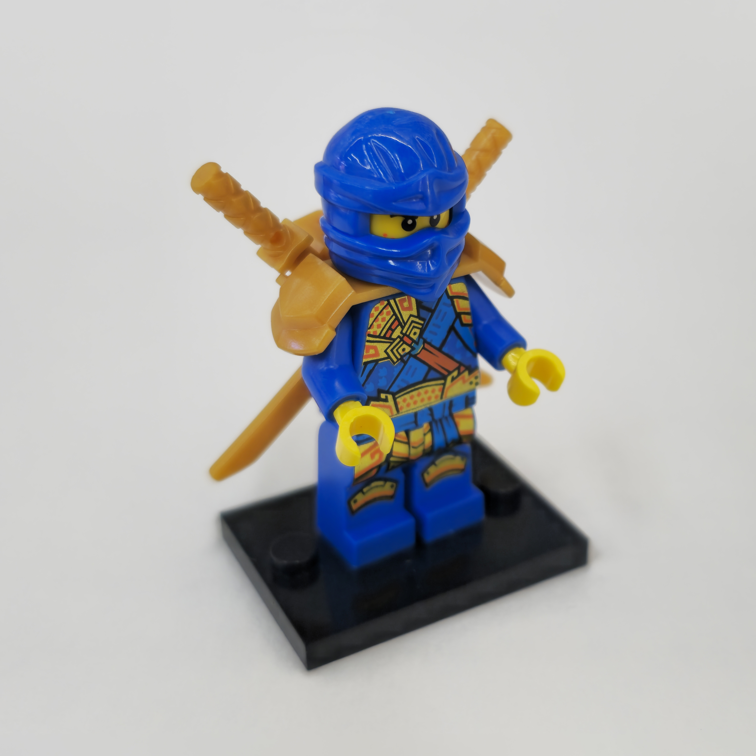忍者人仔带底板双武器儿童玩具摆件兼容乐高外贸工厂批发爆款热卖
