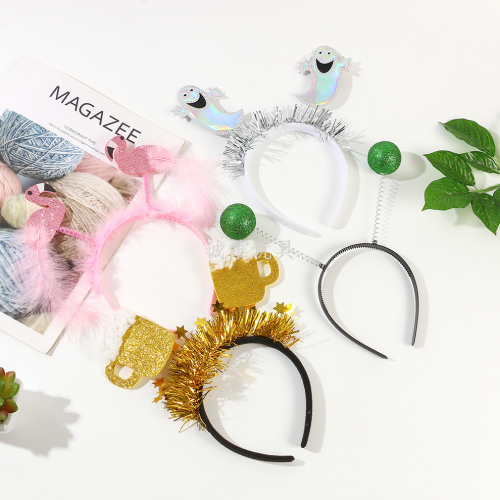 万圣节ET外星人眼镜发箍女派对用品网红搞怪装扮头箍墨镜恶搞头饰