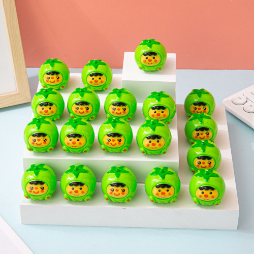 创意食玩迷你青苹果回力小汽车儿童玩具礼物跨境货源摆地摊批发