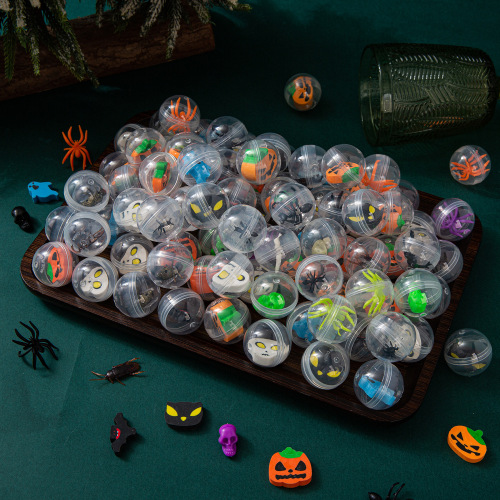 跨境热销32mm万圣节扭蛋派对小礼品扭扭蛋奇趣蛋新款彩蛋盲蛋