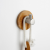 Bamboo Hook Bathroom Kitchen Towel Coat and Cap Solid Wood Hook Stainless Steel Door Seamless Sticky Hook Factory Direct Supply