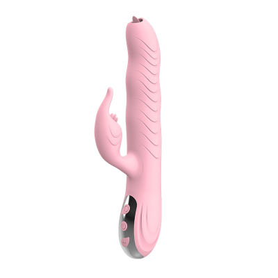 Women's 23-Frequency Tongue Licking Double Vibration Massage Vibrator Masturbation Device Penis Adult Sex Sex Product