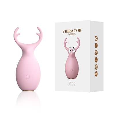 Cartoon Cute Pet Deer Female Frequency Conversion Vibration Masturbation Device Vibrator Honey Funny Adult Sex Product