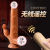 Women's 9-Inch Electric Simulation Penis 12-Frequency Telescopic Swing Double Shock Heating Adult Sex Product