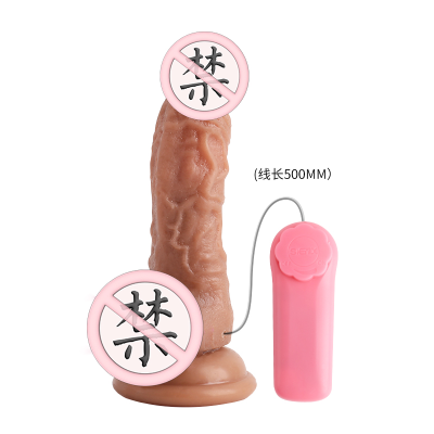 Women's 5-Inch Electric Simulation Penis Battery 10-Frequency Vibration Adult Sex Product