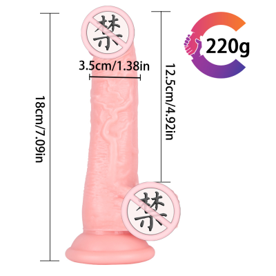 7-Inch Manual Penis Female Simulation JJ Masturbation Device Adult Sex Product